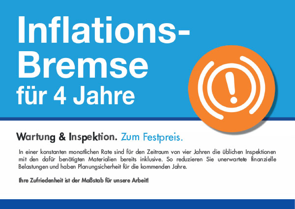 Inflationsbremse für 4 Jahre