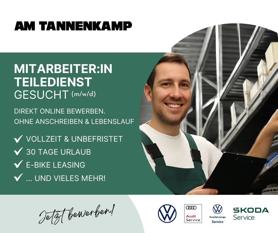 Teiledienst Stellenanzeige