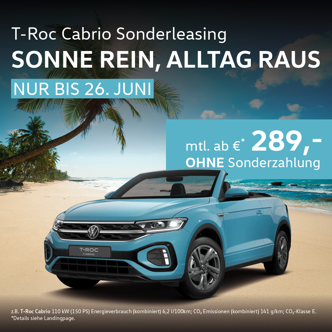 T-Roc Cabrio Sonderleasing