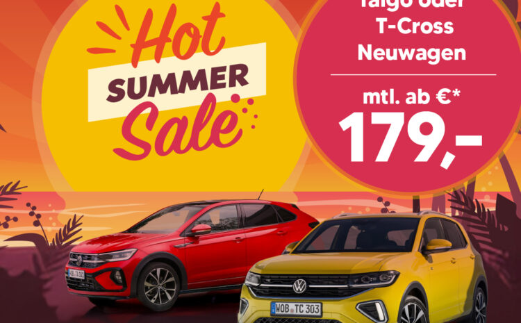  VW Taigo & T-Cross Hot Summer Sale