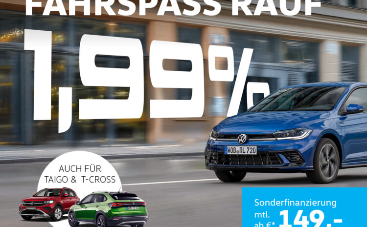  VW 1,99% Sonderzins
