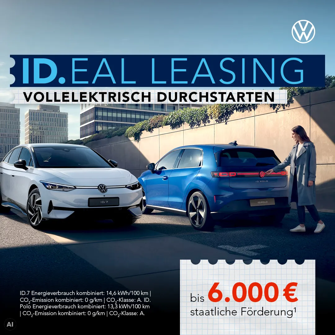 ID. Leasing bis zu 6000 Euro staatliche Förderung