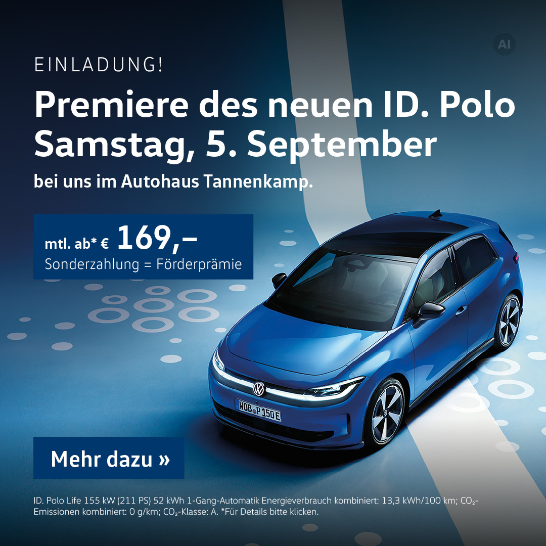 BEITRAGSBILD PREMIERE VW ID POLO 08-26